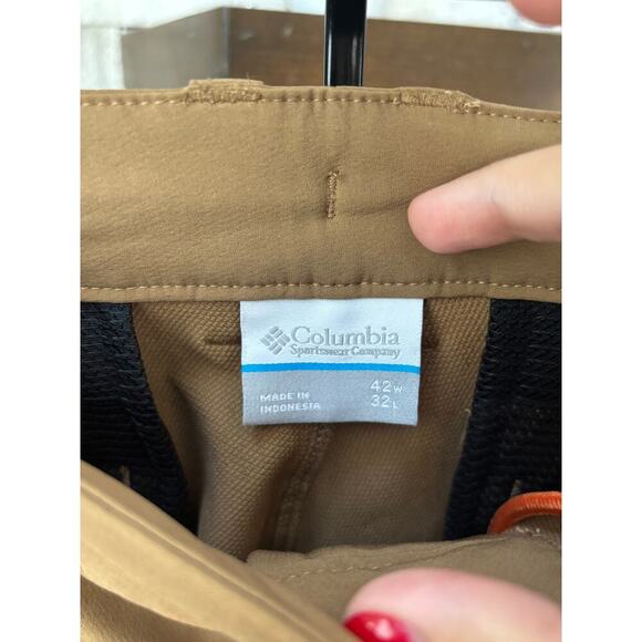 Columbia Men's Brown Omni-Shield Shade Landroamer Pants Size 42 - Picture 10 of 12